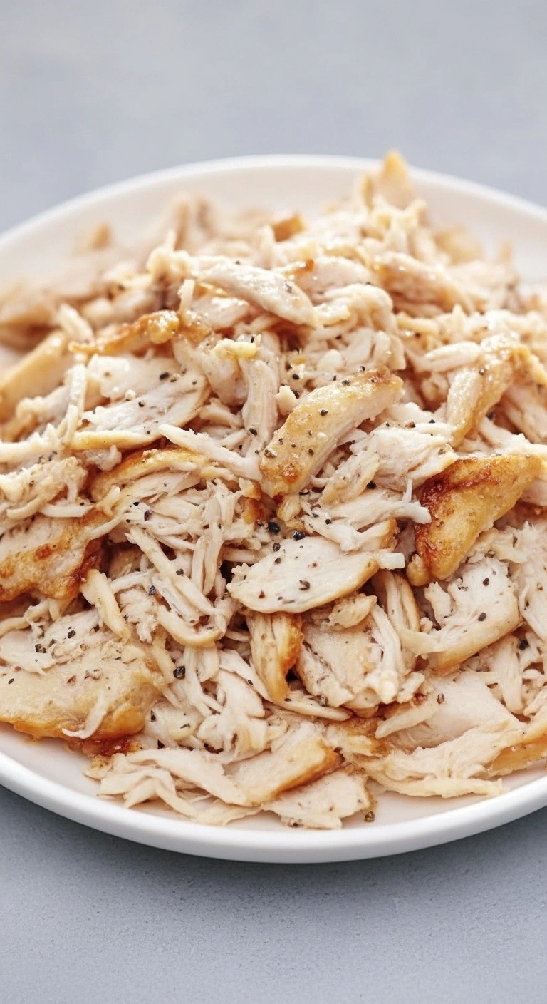 Poulet effiloché au Airfryer, prêt en 20 min