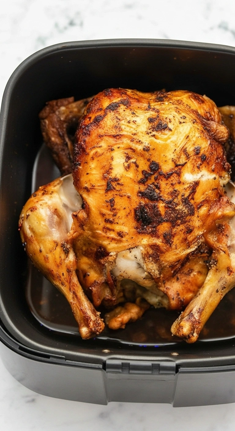 Poulet Entier à l’Air Fryer Croustillante & Juteux