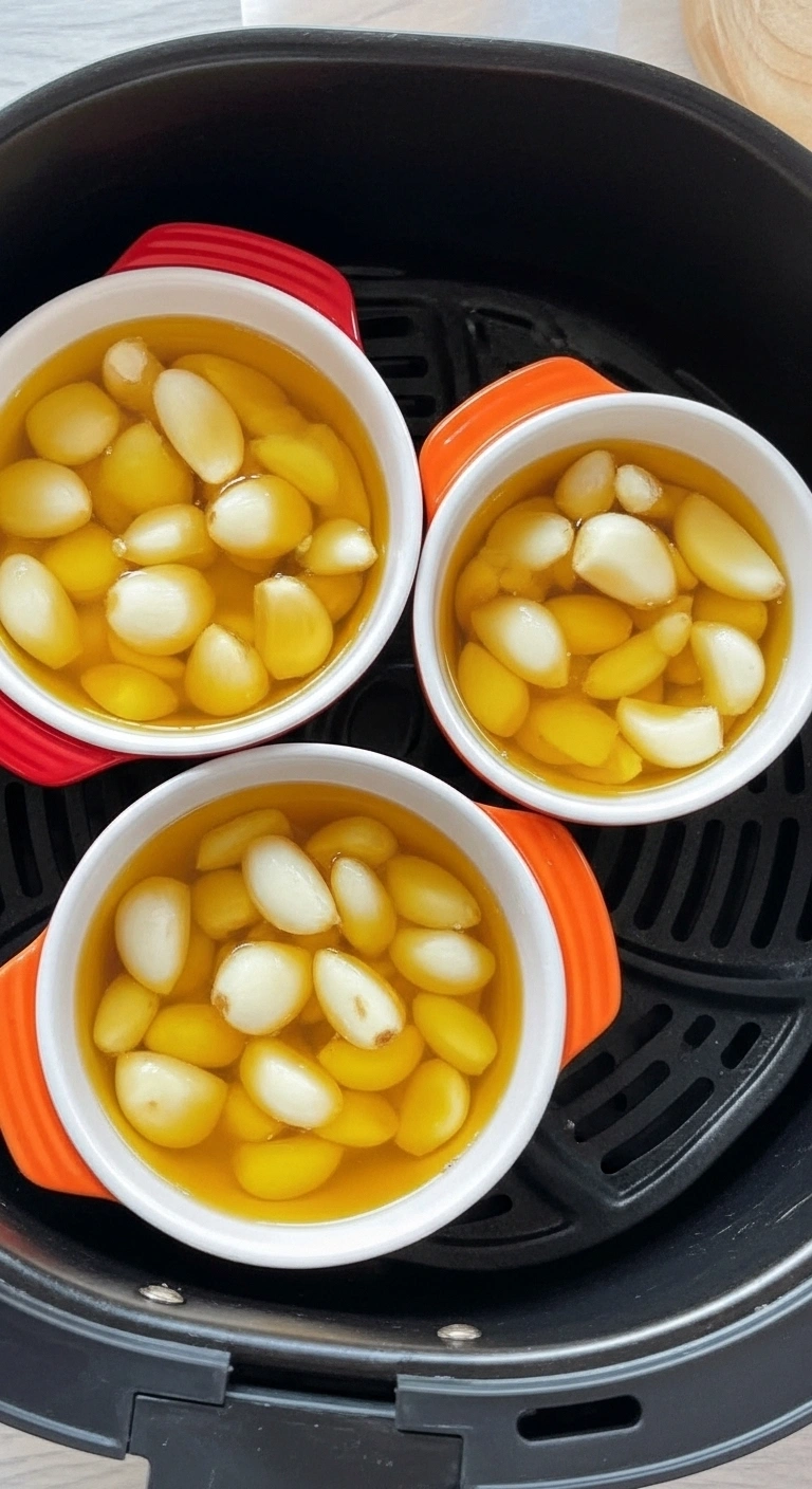 Recette ail confit au Airfryer Facile et Parfumé