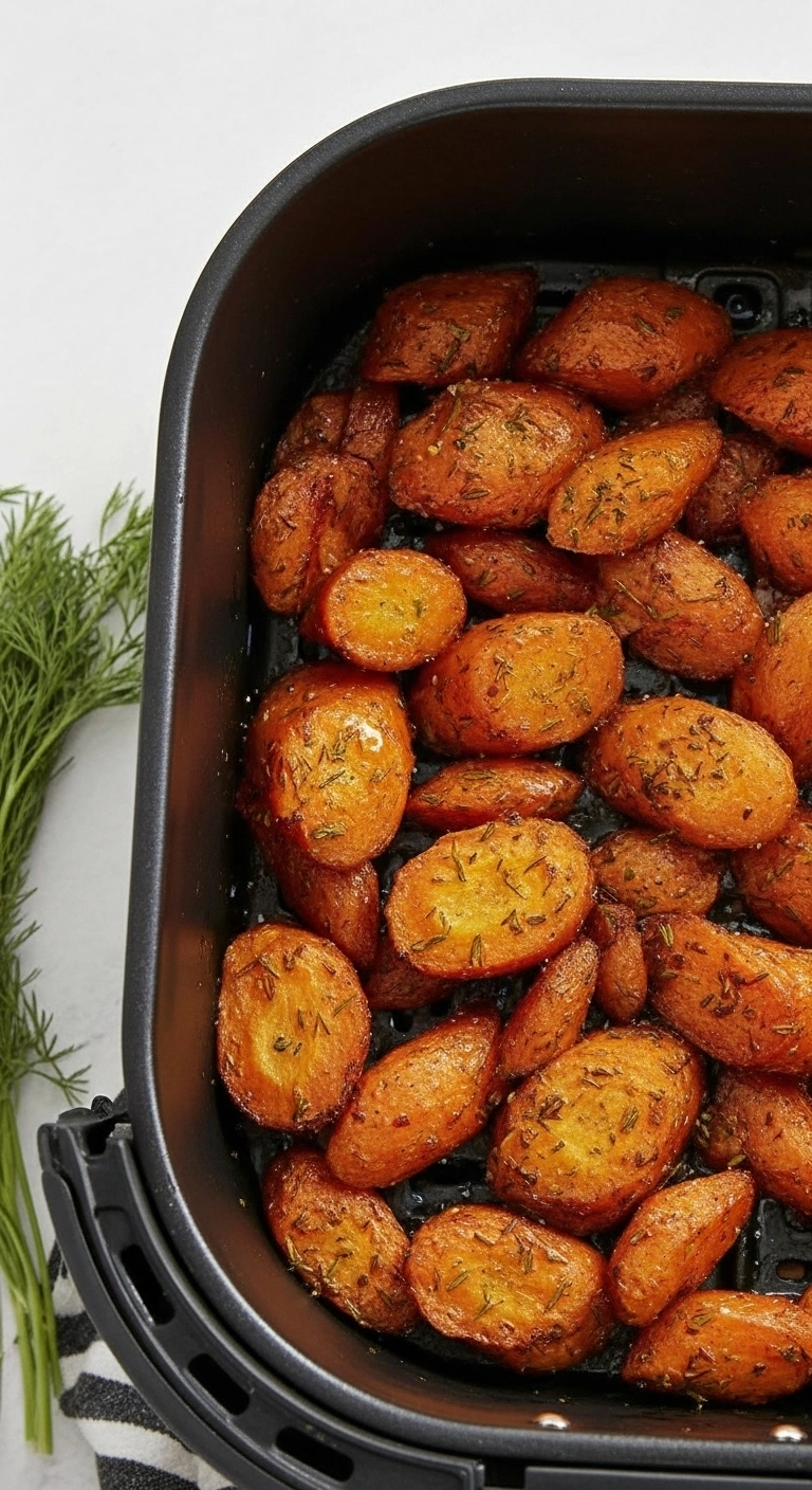 Carottes rôties à l’Airfryer (recette facile et rapide)