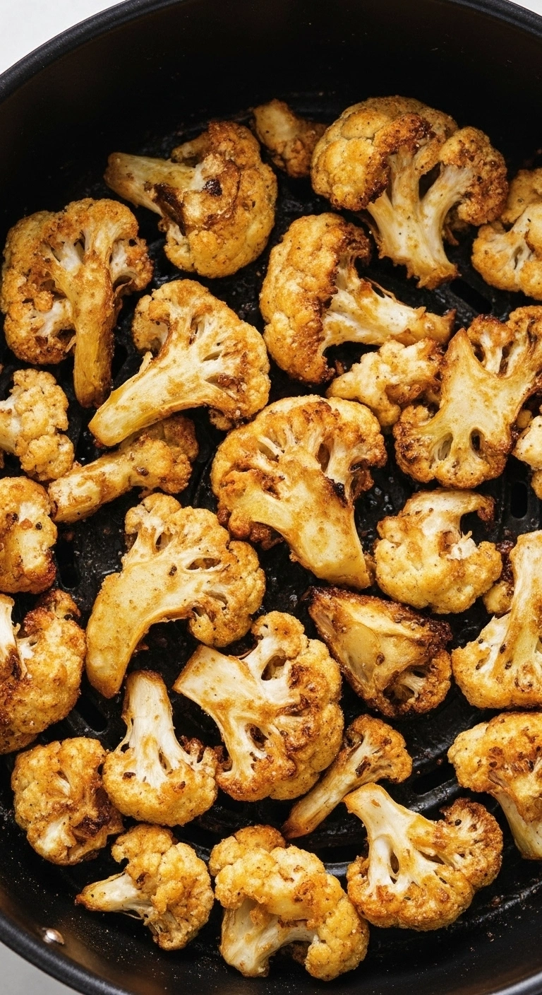 Chou-fleur au Air Fryer croustillant en 15 min  Facile