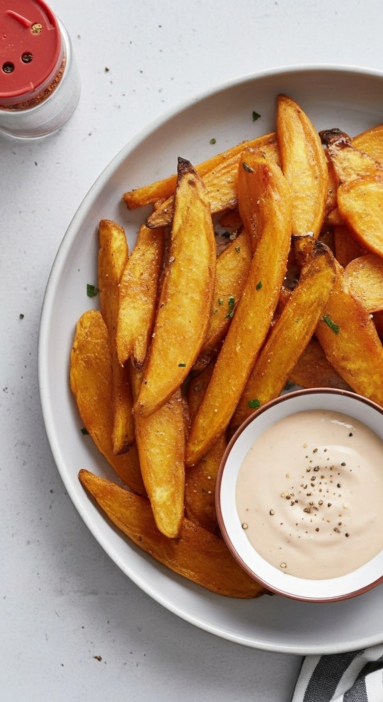 Frites de patate douce au air fryer Rapide