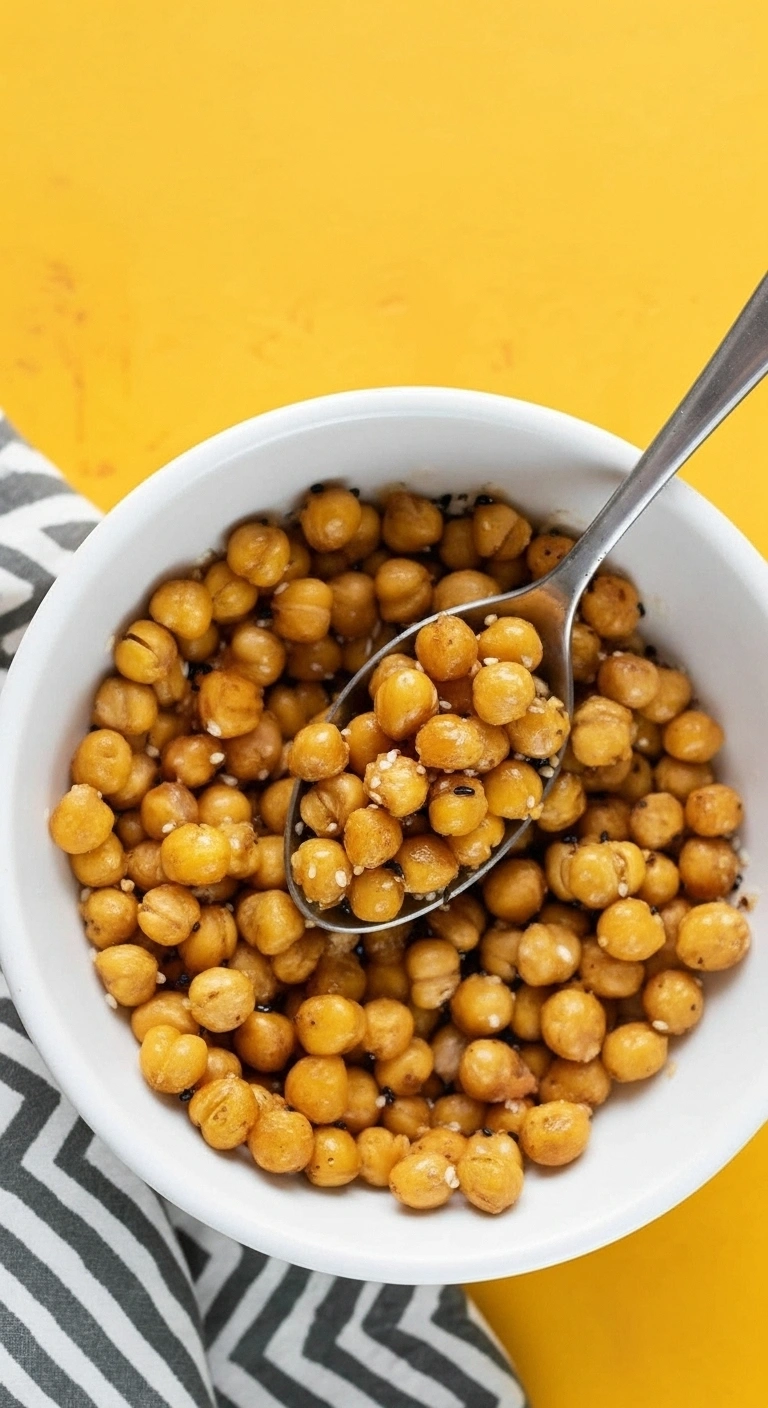 Recette Pois chiches grillés au Air Fryer