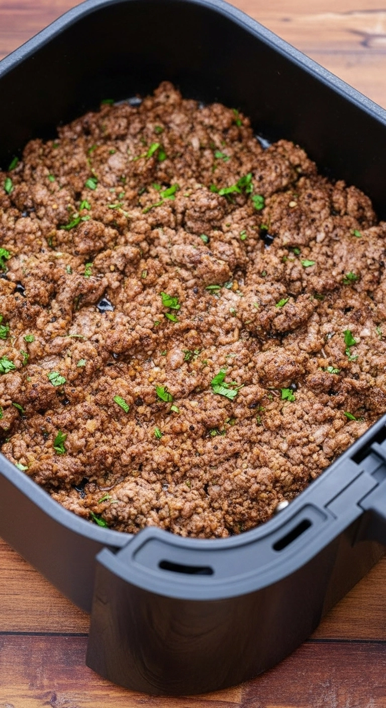 Recette de steak haché à l’Air Fryer