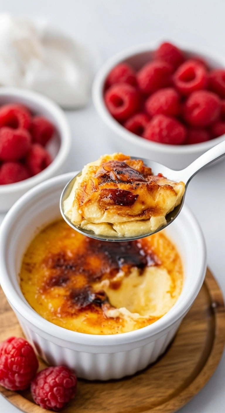 Recette de crème brûlée à l’air fryer facile