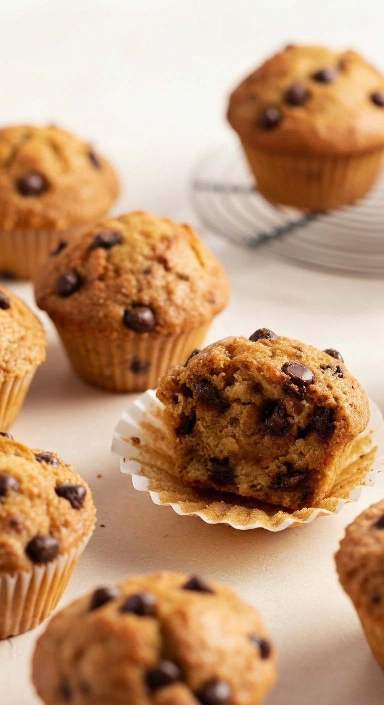 Muffins aux pépites de chocolat à l’Air Fryer facile