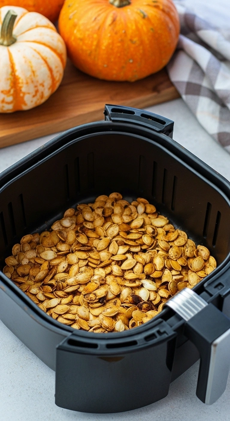 Recette Graines de citrouille grillées à l’air fryer