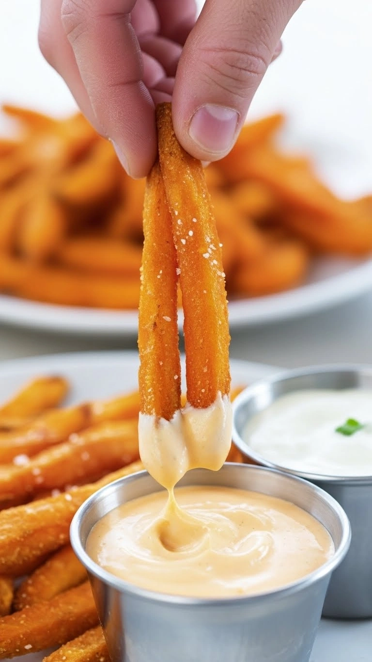 Frites de patate douce surgelées à l’Air Fryer