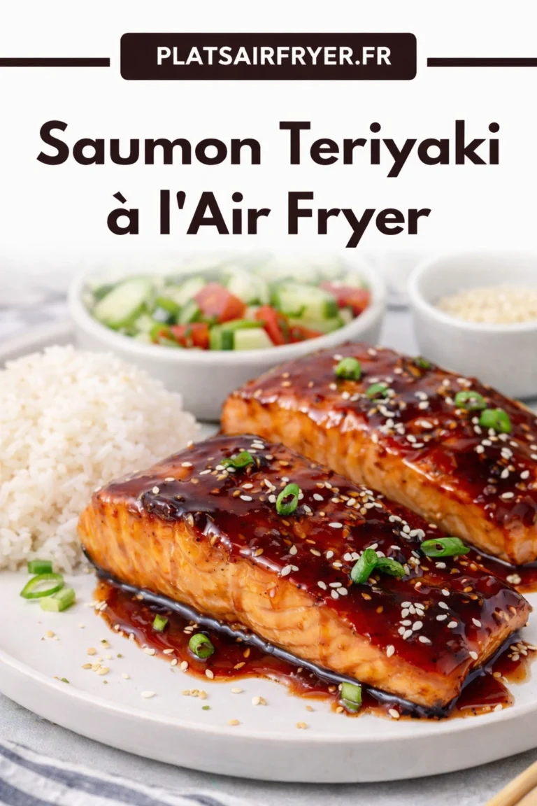 Saumon Teriyaki à l’Air Fryer Prêt en 10 Minutes