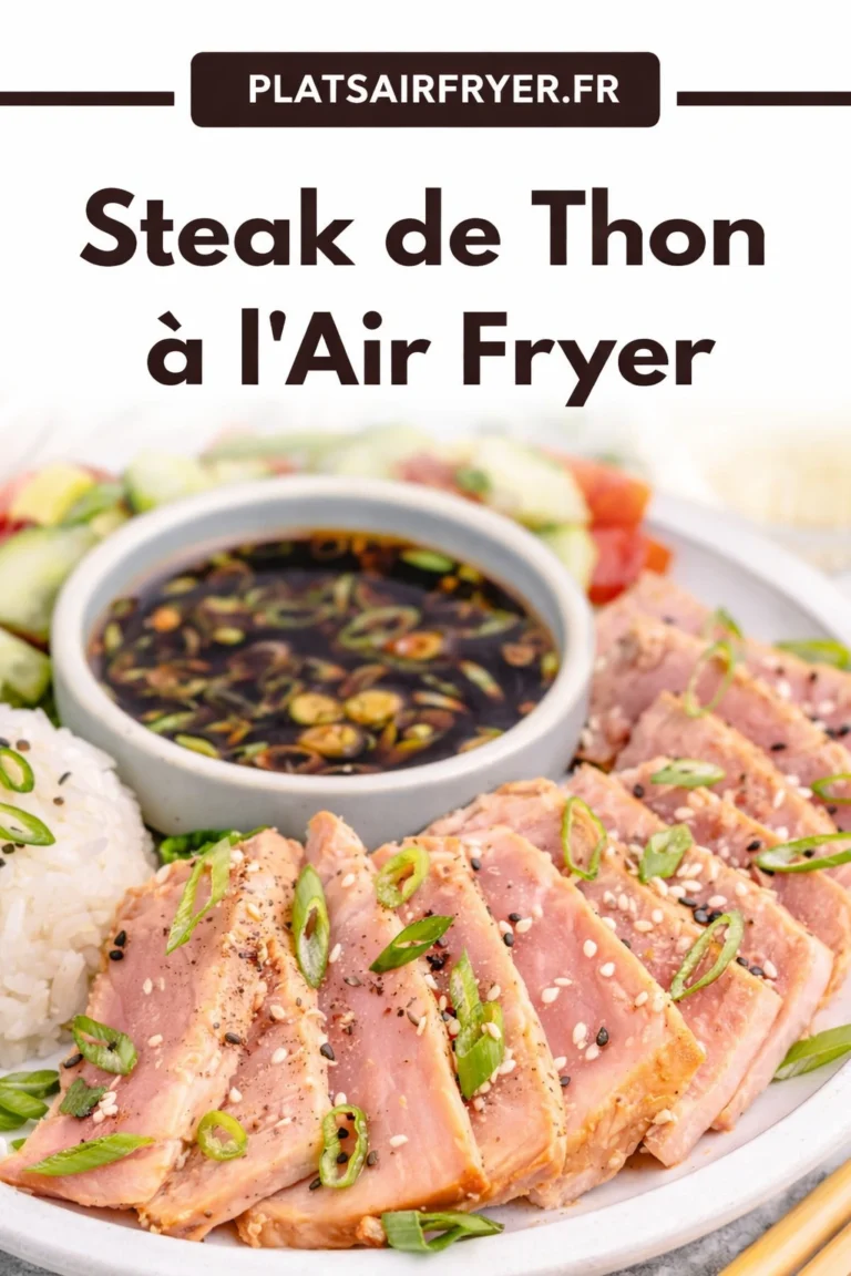 Steak de Thon à l’Air Fryer Recette Rapide et Facile