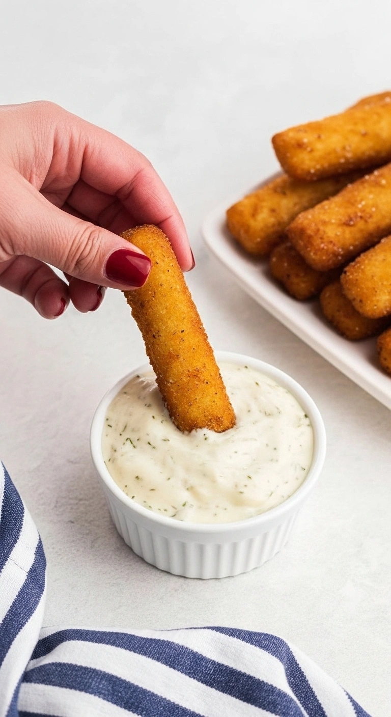 Bâtonnets de Poisson surgelés à l’Air Fryer Croustillants