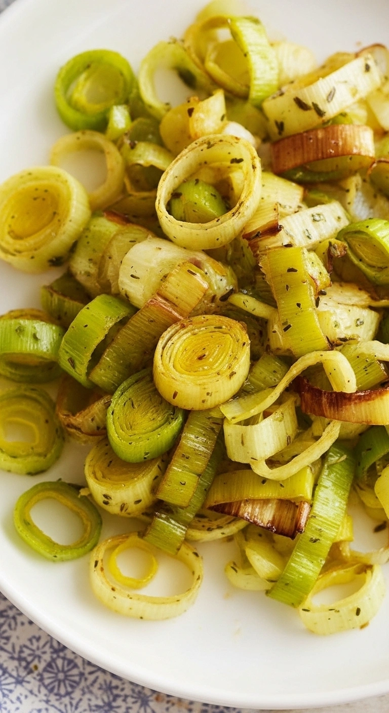 Poireaux à l’Air Fryer recette rapide et croustillante