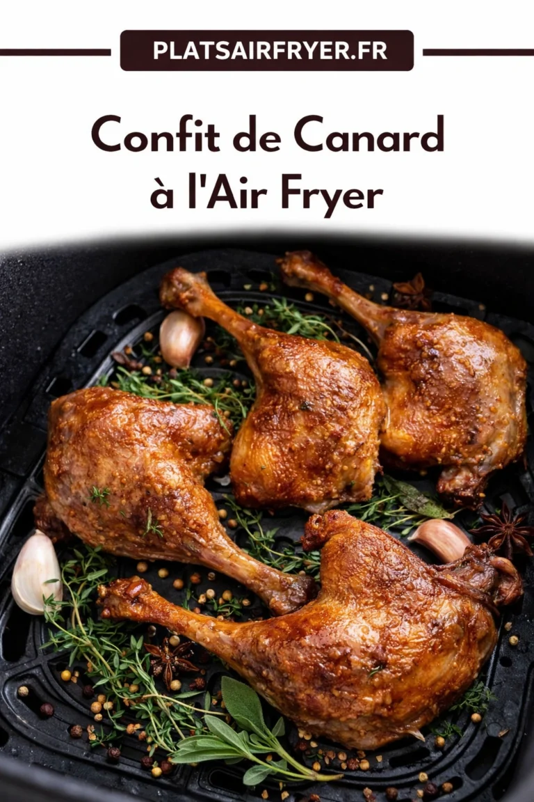 Confit de Canard à l’Air Fryer : peau croustillante en 12 min