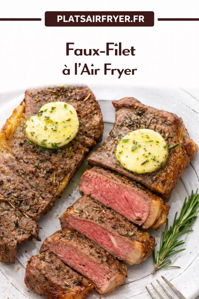 Faux-Filet à l’Air Fryer : saignant ou à point en 8 minutes