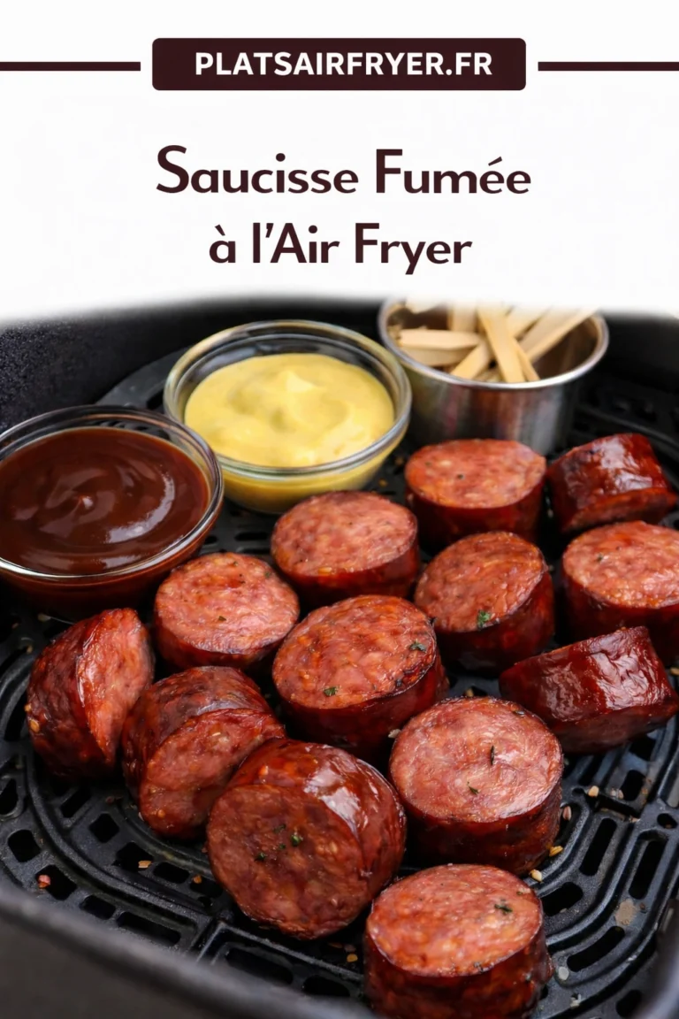 Saucisse Fumée à l’Air Fryer croustillante en 8 min