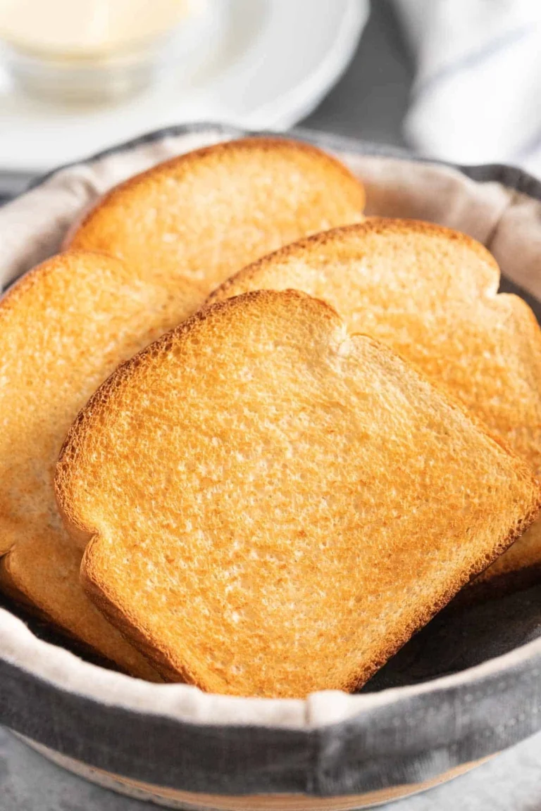 Recette Pain grillé à l’Air Fryer croustillante (Toast)